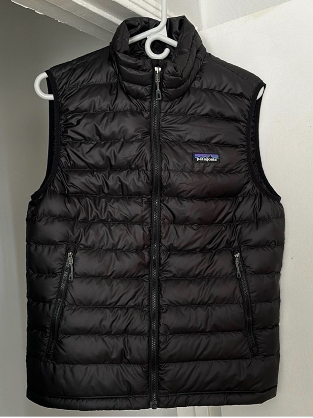 Patagonia Black Quilted Down Puffer Vest